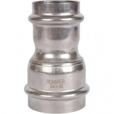 ROMMER RSS-0018-005442 Муфта переходная, 54х42, из нержавеющей стали прессовой ROMMER RSS-0018-005442 Муфта переходная, 54х42, из нержавеющей стали прессовой