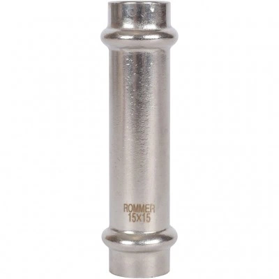 ROMMER RSS-0019-000015 Муфта надвижная, 15, из нержавеющей стали прессовой ROMMER RSS-0019-000015 Муфта надвижная, 15, из нержавеющей стали прессовой