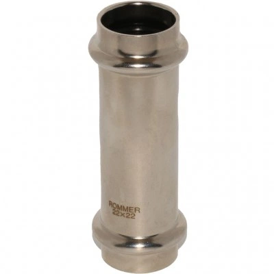 ROMMER RSS-0019-000022 Муфта надвижная, 22, из нержавеющей стали прессовой ROMMER RSS-0019-000022 Муфта надвижная, 22, из нержавеющей стали прессовой