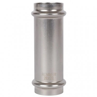 ROMMER RSS-0019-000028 Муфта надвижная, 28, из нержавеющей стали прессовой ROMMER RSS-0019-000028 Муфта надвижная, 28, из нержавеющей стали прессовой