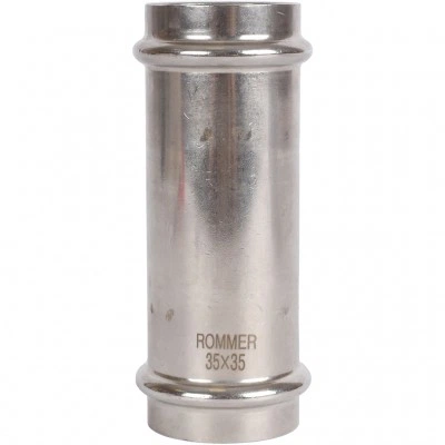 ROMMER RSS-0019-000035 Муфта надвижная, 35, из нержавеющей стали прессовой ROMMER RSS-0019-000035 Муфта надвижная, 35, из нержавеющей стали прессовой