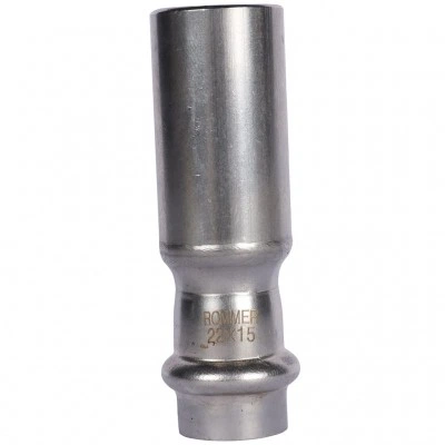 ROMMER RSS-0020-002215 Муфта переходная-НПр, 22х15, из нержавеющей стали прессовой ROMMER RSS-0020-002215 Муфта переходная-НПр, 22х15, из нержавеющей стали прессовой