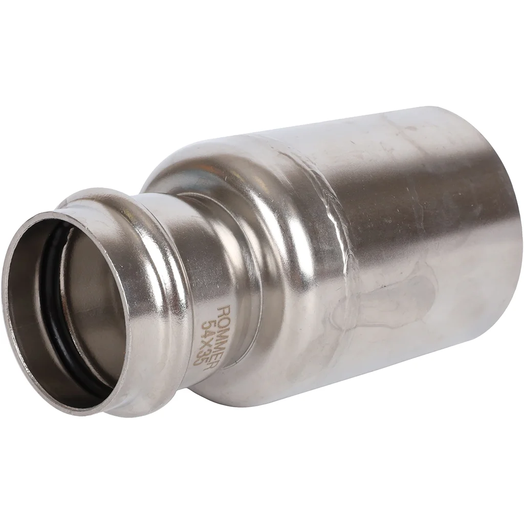 ROMMER RSS-0020-005435 Муфта переходная-НПр, 54х35, из нержавеющей стали прессовой ROMMER RSS-0020-005435 Муфта переходная-НПр, 54х35, из нержавеющей стали прессовой