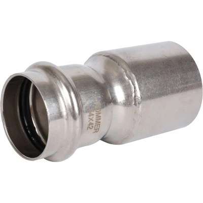 ROMMER RSS-0020-005442 Муфта переходная-НПр, 54х42, из нержавеющей стали прессовой ROMMER RSS-0020-005442 Муфта переходная-НПр, 54х42, из нержавеющей стали прессовой