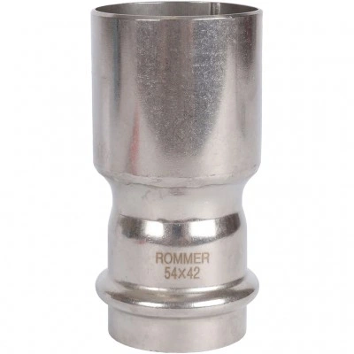 ROMMER RSS-0020-005442 Муфта переходная-НПр, 54х42, из нержавеющей стали прессовой ROMMER RSS-0020-005442 Муфта переходная-НПр, 54х42, из нержавеющей стали прессовой