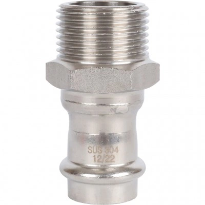 ROMMER RSS-0021-000221 ROMMER Переходник-НР, 22х1, из нержавеющей стали прессовой ROMMER RSS-0021-000221 ROMMER Переходник-НР, 22х1, из нержавеющей стали прессовой