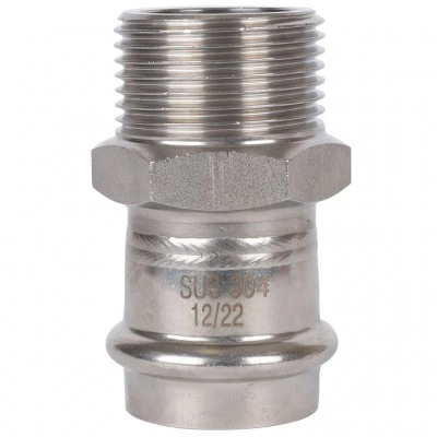 ROMMER RSS-0021-000281 ROMMER Переходник-НР, 28х1, из нержавеющей стали прессовой ROMMER RSS-0021-000281 ROMMER Переходник-НР, 28х1, из нержавеющей стали прессовой