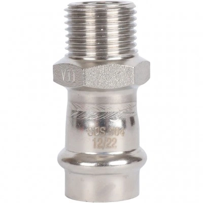 ROMMER RSS-0021-001812 ROMMER Переходник-НР, 18х1/2, из нержавеющей стали прессовой ROMMER RSS-0021-001812 ROMMER Переходник-НР, 18х1/2, из нержавеющей стали прессовой