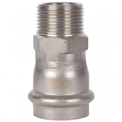 ROMMER RSS-0021-002834 ROMMER Переходник-НР, 28х3/4, из нержавеющей стали прессовой ROMMER RSS-0021-002834 ROMMER Переходник-НР, 28х3/4, из нержавеющей стали прессовой