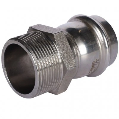 ROMMER RSS-0021-042112 ROMMER Переходник-НР, 42х1 1/2, из нержавеющей стали прессовой ROMMER RSS-0021-042112 ROMMER Переходник-НР, 42х1 1/2, из нержавеющей стали прессовой