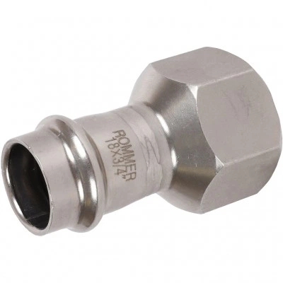 ROMMER RSS-0022-001834 ROMMER Переходник-ВР, 18х3/4, из нержавеющей стали прессовой ROMMER RSS-0022-001834 ROMMER Переходник-ВР, 18х3/4, из нержавеющей стали прессовой