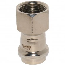 ROMMER RSS-0022-002234 ROMMER Переходник-ВР, 22х3/4, из нержавеющей стали прессовой