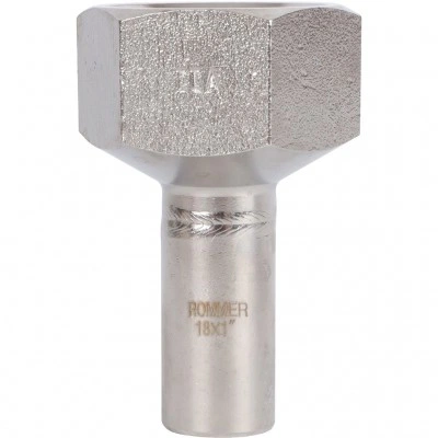 ROMMER RSS-0023-000181 Вставка переходная НПр-ВР, 18х1, из нержавеющей стали прессовой ROMMER RSS-0023-000181 Вставка переходная НПр-ВР, 18х1, из нержавеющей стали прессовой