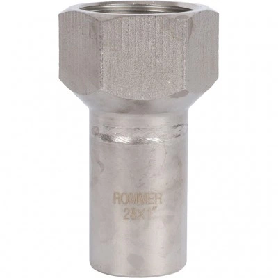 ROMMER RSS-0023-000281 Вставка переходная НПр-ВР, 28х1, из нержавеющей стали прессовой ROMMER RSS-0023-000281 Вставка переходная НПр-ВР, 28х1, из нержавеющей стали прессовой