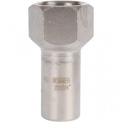 ROMMER RSS-0023-002234 Вставка переходная НПр-ВР, 22х3/4, из нержавеющей стали прессовой ROMMER RSS-0023-002234 Вставка переходная НПр-ВР, 22х3/4, из нержавеющей стали прессовой