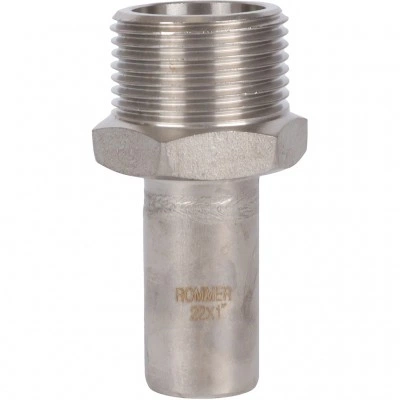 ROMMER RSS-0024-000221 Вставка переходная НПр-НР, 22х1, из нержавеющей стали прессовой ROMMER RSS-0024-000221 Вставка переходная НПр-НР, 22х1, из нержавеющей стали прессовой