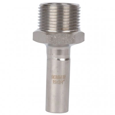 ROMMER RSS-0024-001534 Вставка переходная НПр-НР, 15х3/4, из нержавеющей стали прессовой ROMMER RSS-0024-001534 Вставка переходная НПр-НР, 15х3/4, из нержавеющей стали прессовой