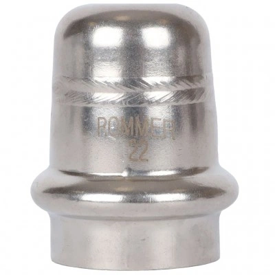 ROMMER RSS-0025-000022 Заглушка, 22, из нержавеющей стали прессовой ROMMER RSS-0025-000022 Заглушка, 22, из нержавеющей стали прессовой