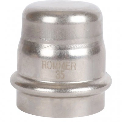 ROMMER RSS-0025-000035 Заглушка, 35, из нержавеющей стали прессовой ROMMER RSS-0025-000035 Заглушка, 35, из нержавеющей стали прессовой