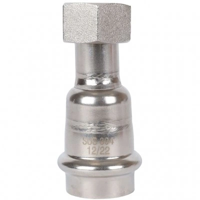 ROMMER RSS-0026-002212 ROMMER Переходник с накидной гайкой-ВР, 22х1/2, из нержавеющей стали прессовой ROMMER RSS-0026-002212 ROMMER Переходник с накидной гайкой-ВР, 22х1/2, из нержавеющей стали прессовой