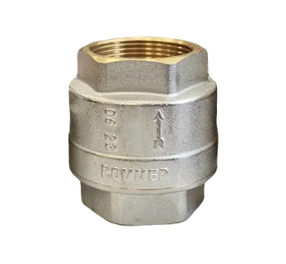 ROMMER RVC-0002-000015 ROMMER 1/2  Клапан обратный пружинный муфтовый с пластиковым седлом