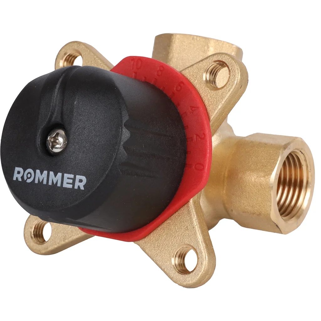 ROMMER 3-х ходовой смесительный клапан 1/2 KVs 2,5 ROMMER 3-х ходовой смесительный клапан 1/2 KVs 2,5
